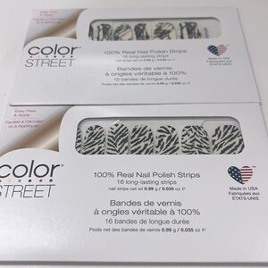 Colorstreet 2 sets of black and white